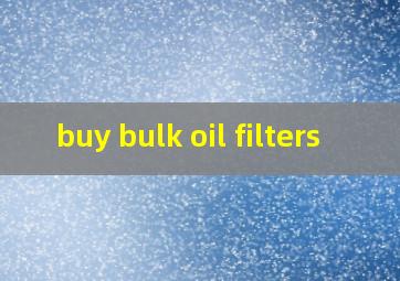buy bulk oil filters